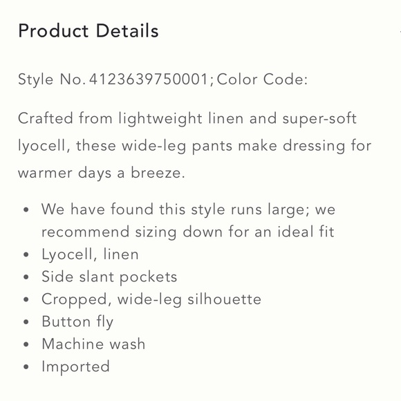 Anthropologie Wide Leg - Picture 5 of 11